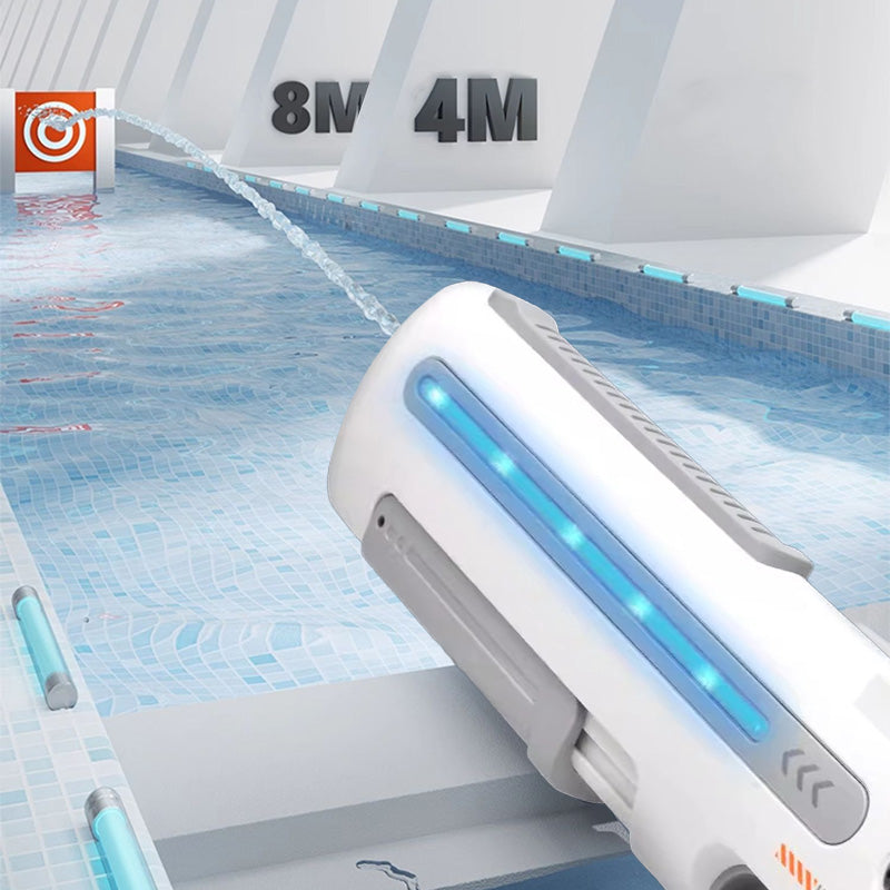 Elektrischer Fernstrahl-Wasserblaster mit LED für Kinder und Erwachsene – 🥳Sommer-Sonderaktion!