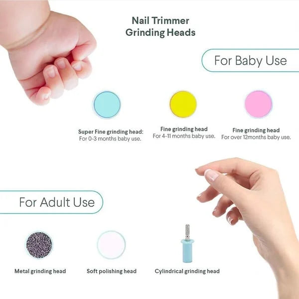👶 Hochwertiges, sicheres LED-Nagelpflegetool für Babys