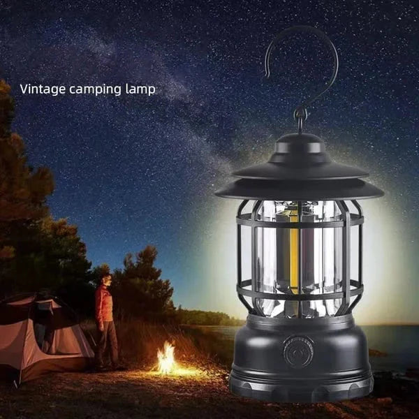 Tragbare Retro-Campinglampe