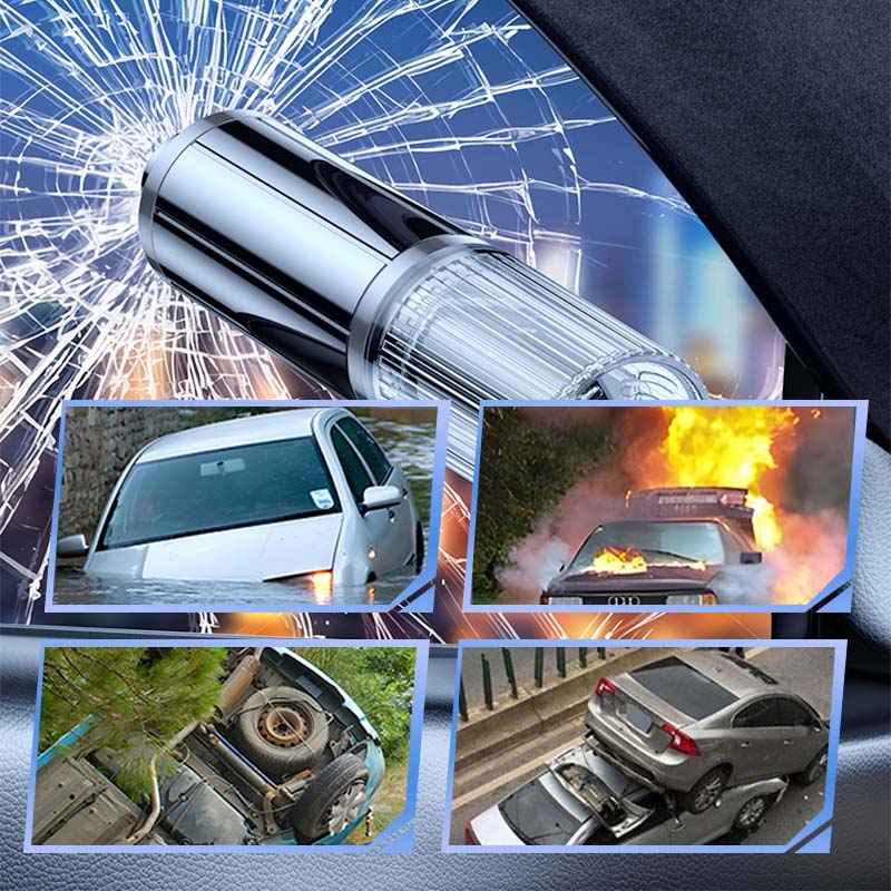 Notfall-Autofenster-Brecher mit Sicherheitsgurt-Schneider