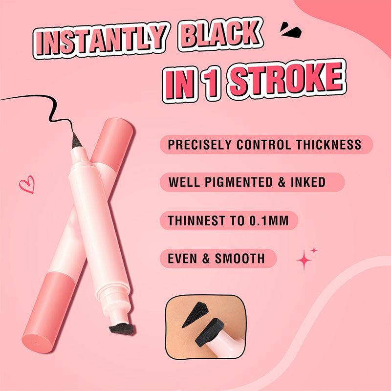 💝Doppelseitiger Stempel-Eyeliner