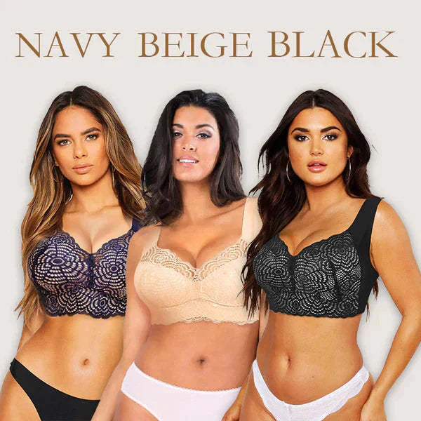 🌟Ultimate Lift Stretch Full Shape Seamless Lace Bra (3 PCS)