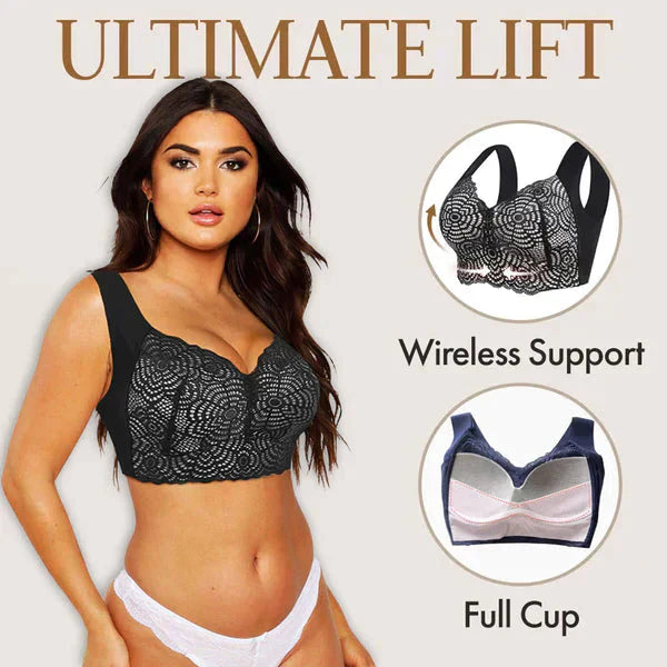 🌟Ultimate Lift Stretch Full Shape Seamless Lace Bra (3 PCS)