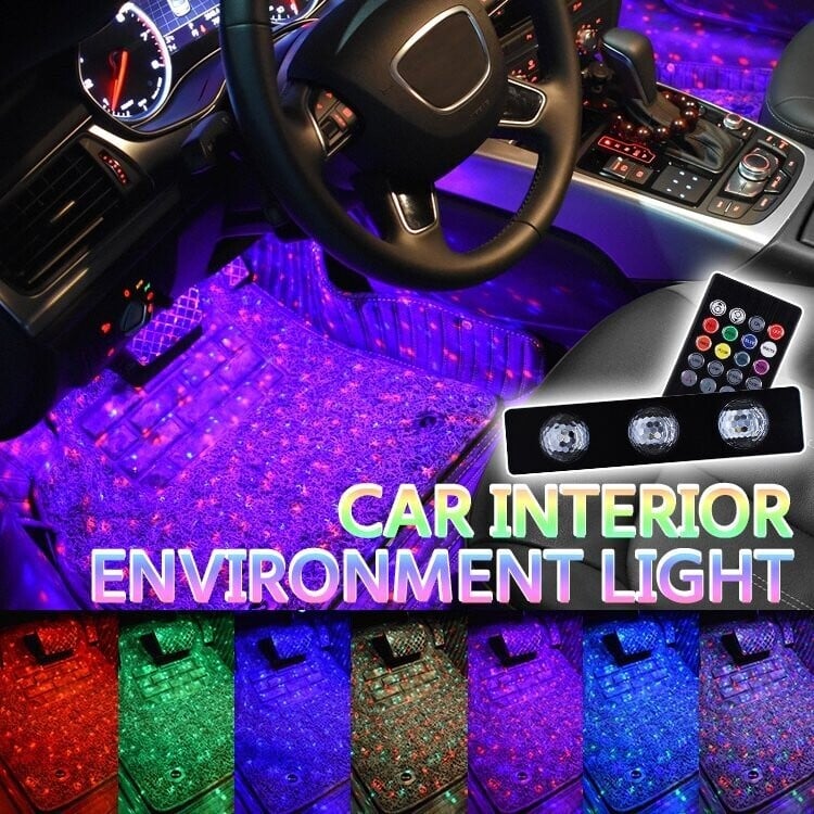 🚗 Elegante Auto-Innenbeleuchtung mit 4 integrierten Lichtleisten 🌟