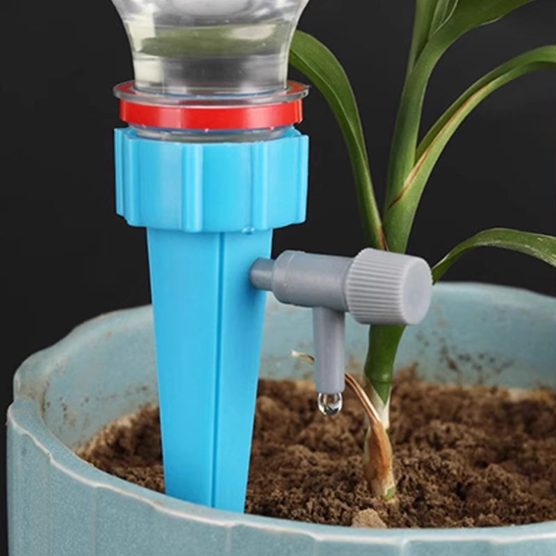 🌱 50 % Rabatt – Einstellbarer Tropfbewässerer mit Ventil – automatische Dosierung, universell & ideal für Urlaub, Balkon & Wohnung 🪴💧