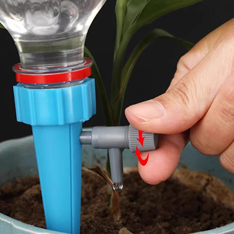 🌱 50 % Rabatt – Einstellbarer Tropfbewässerer mit Ventil – automatische Dosierung, universell & ideal für Urlaub, Balkon & Wohnung 🪴💧