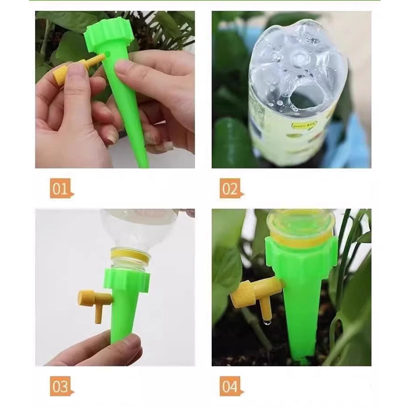 🌱 50 % Rabatt – Einstellbarer Tropfbewässerer mit Ventil – automatische Dosierung, universell & ideal für Urlaub, Balkon & Wohnung 🪴💧