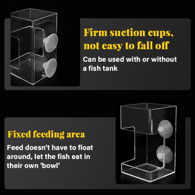 Aquarium Futterring und Tablett