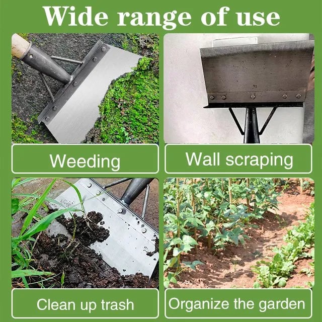 Multifunctional cleaning shovel