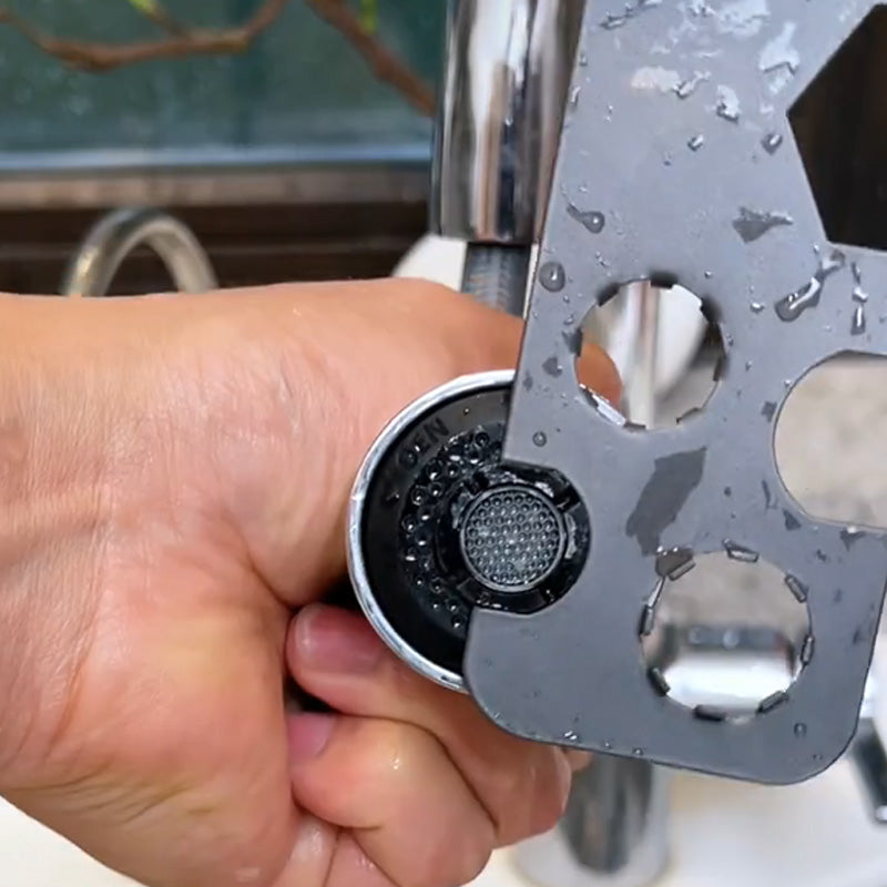 9-in-1 Mehrfunktionaler Schlüssel für Wasserhahn-Aerator