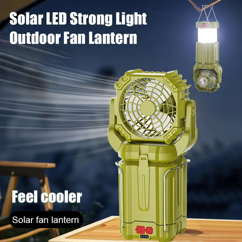 ☀️🔋Solar LED-Starklicht-Außenfächerlaterne