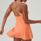 Sportliches Mini-Kleid mit Spaghettiträgern