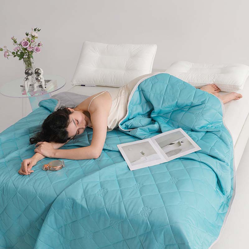 💤 Letzter Tag - 49% RABATT ❄️ Atmungsaktive, bedruckte, waschbare Sommer-Kühldecke