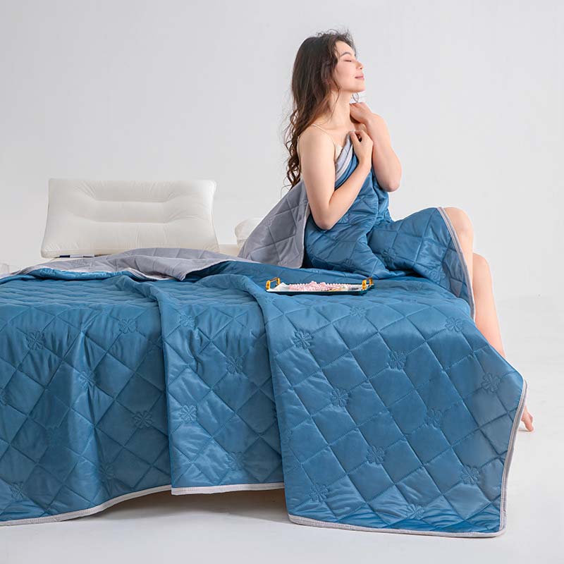 💤 Letzter Tag - 49% RABATT ❄️ Atmungsaktive, bedruckte, waschbare Sommer-Kühldecke