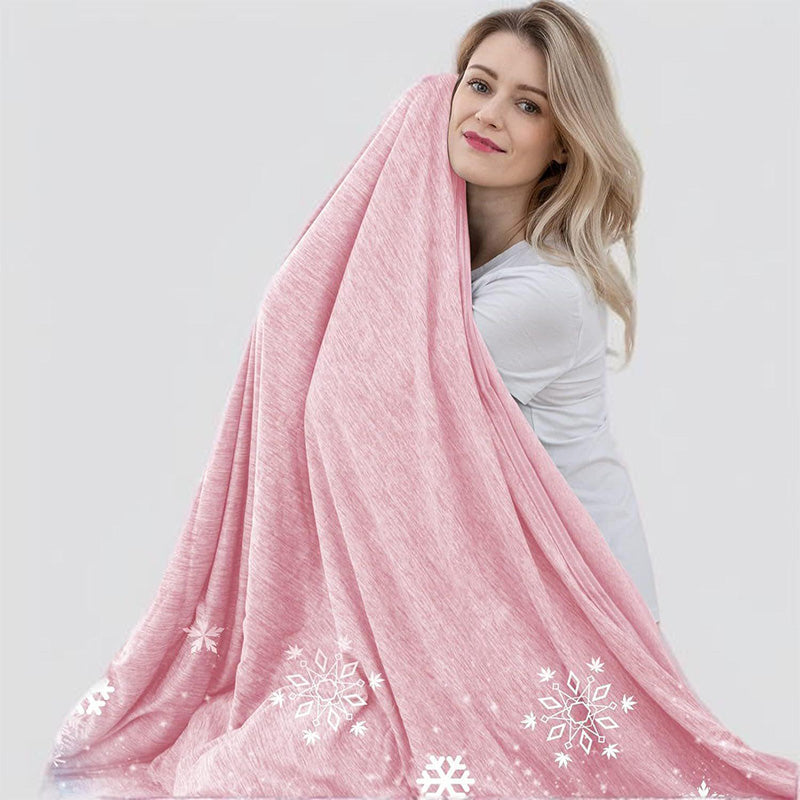 ⏰ 50 % RABATT – Nur für kurze Zeit ✨❄️ Leichte Kühldecke für den Sommer – kühlende, atmungsaktive Sommerdecke, leicht & waschbar, ideal für heiße Nächte und Sofa 🛏️