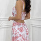 🏖️Sommer-Special👗 Damen-Blumenprint-Kleid mit Plisseesaum
