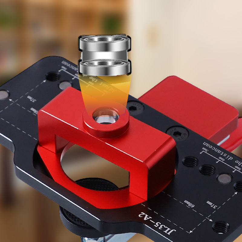 🚪🔧 35mm Bohrschablone für verdeckte Scharniere – Montagehilfe für Türen & Schränke