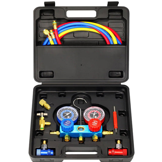 🔥3 Way R134/R22/R410 AC Gauges💥💥Befristetes Angebot: 49% Rabatt auf Bestellungen