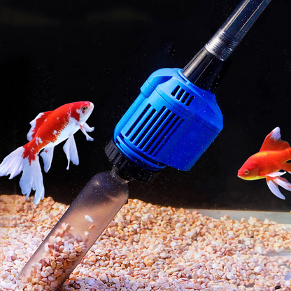🐠 Elektrischer Aquarium-Reiniger mit Wasserfilter – Automatischer Mulmsauger für Wasserwechsel und Bodengrundreinigung