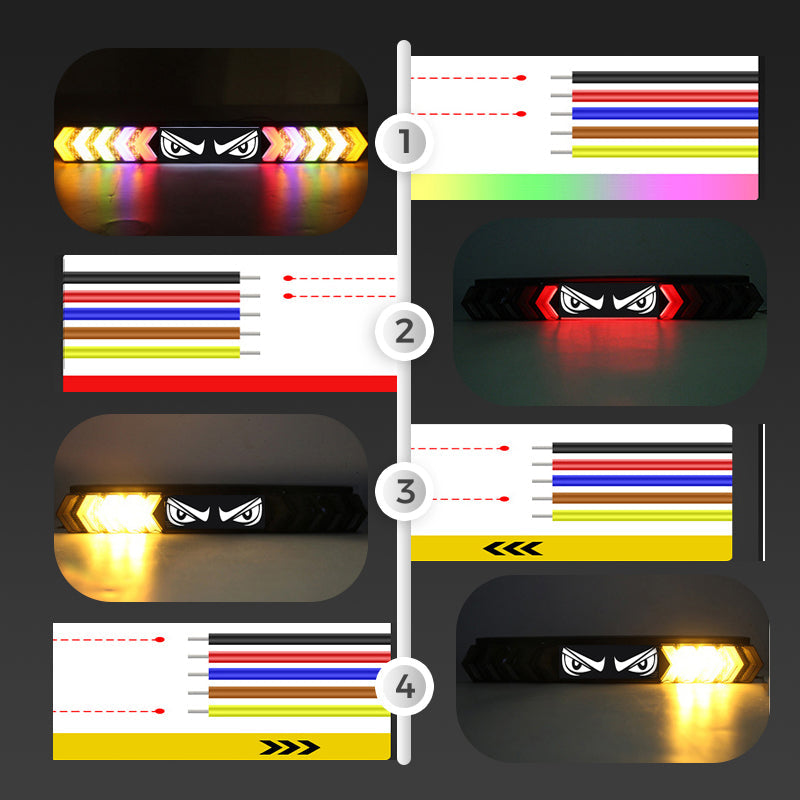 RGB LED Tail Light for Trunk, Brake & Turn Signal