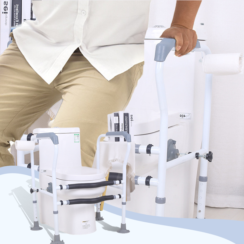 🔥 40% RABATT! 🚽 Senioren Toilettenstützgriff – Höhenverstellbare Aufstehhilfe mit Rutschfesten Armlehnen | Sicher & Komfortabel 🛡️