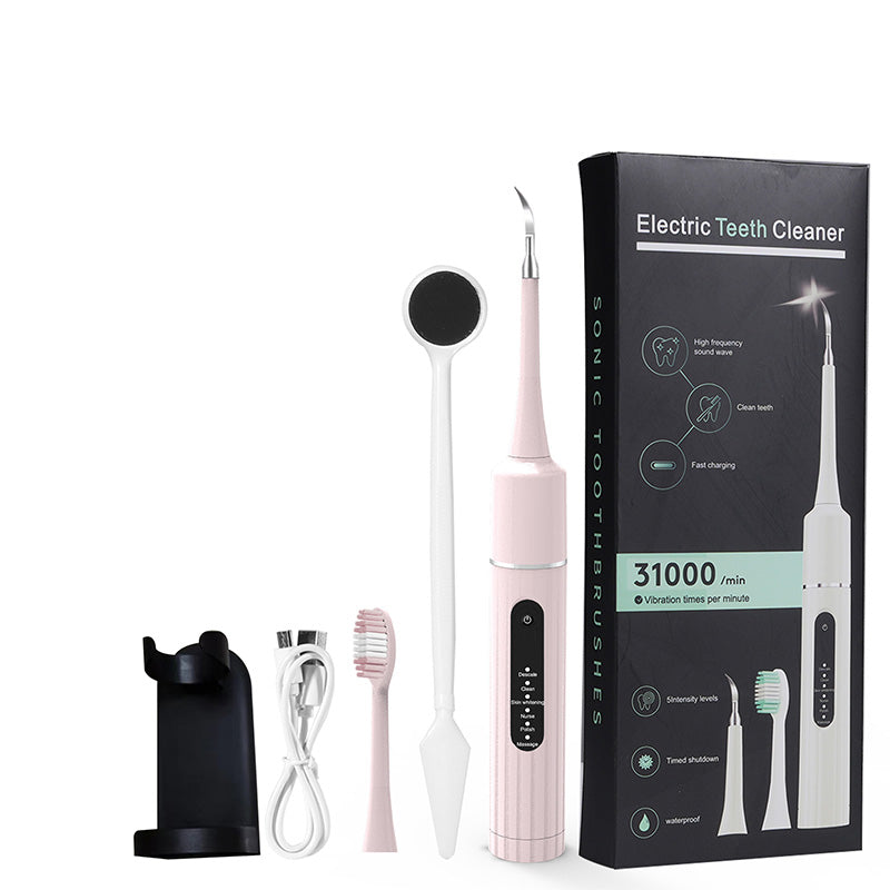 🔥【 NUR IM JUNI -50% OFF】🦷Ultraschall Zahnsteinentferner (6 Modi) - IPX6 wasserdicht + 4 Aufsätze