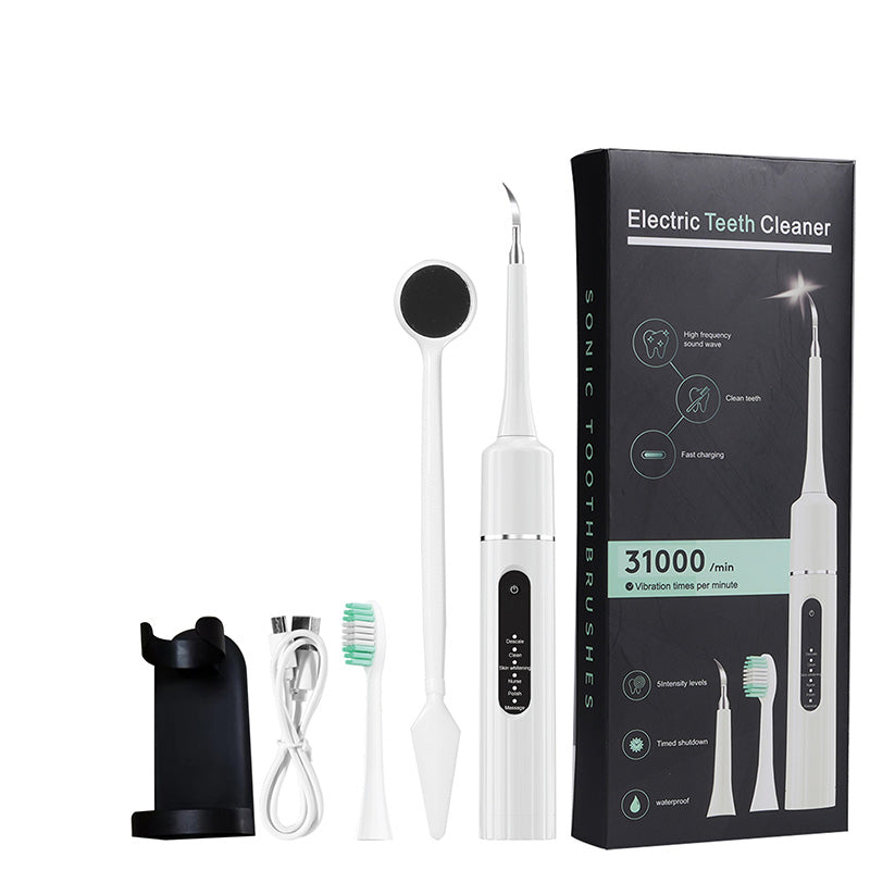 🔥【 NUR IM JUNI -50% OFF】🦷Ultraschall Zahnsteinentferner (6 Modi) - IPX6 wasserdicht + 4 Aufsätze
