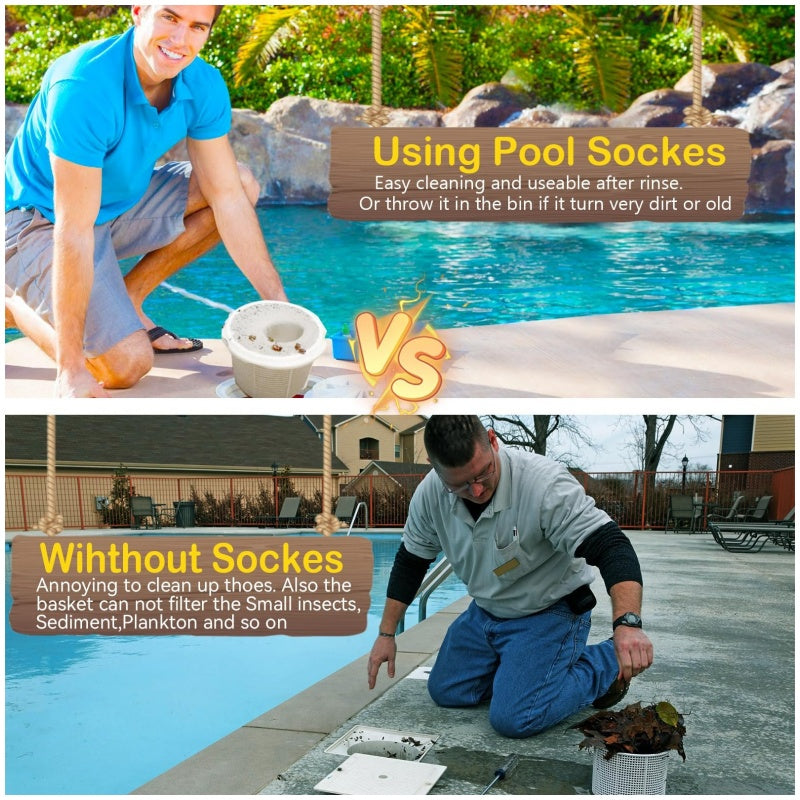 🌊Sommer heißer Verkauf  🌊Pool Skimmer Socken für Skimmer Korb sauber