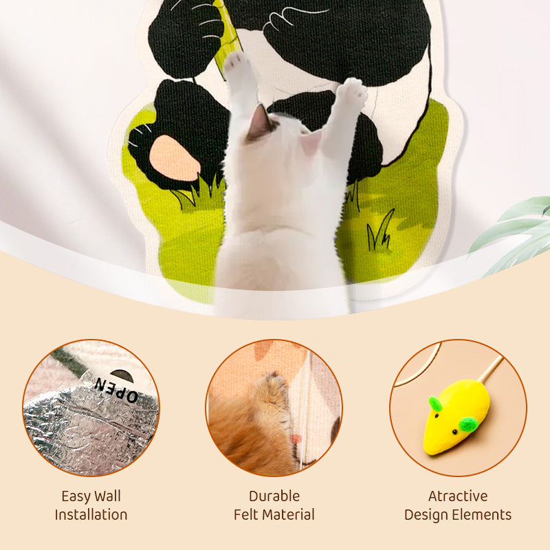 🐱Heißer Verkauf 50% Rabatt🔥Wandmontiertes Katzenkratzbrett ohne Installation