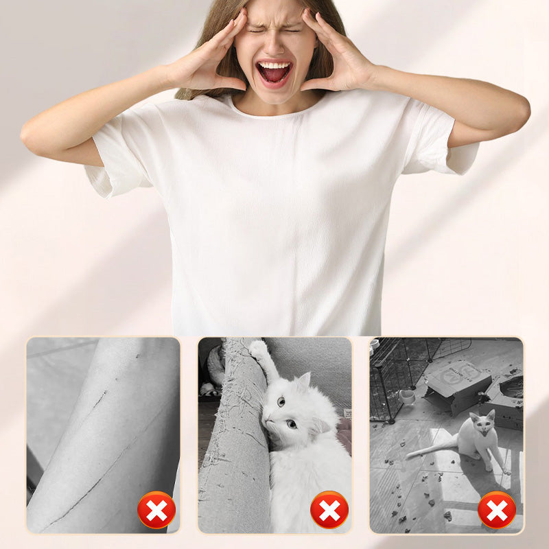 🐱Heißer Verkauf 50% Rabatt🔥Wandmontiertes Katzenkratzbrett ohne Installation