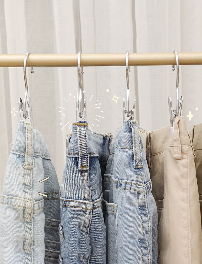 💥2025 Heißer Verkauf – 49 % Rabatt💥Edelstahl-Klemmen für Socken, Hüte & Hosen - Beschichtete Aufbewahrungsklammern (Schont Oberflächen)