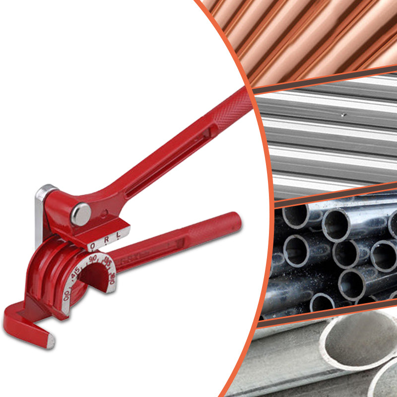 Präzisions-Rohrbieger 180° für Stahl/Kupfer/Alu – Manuelle 3-fach Verarbeitung