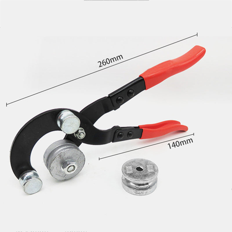 Präzisions-Rohrbieger 180° für Stahl/Kupfer/Alu – Manuelle 3-fach Verarbeitung