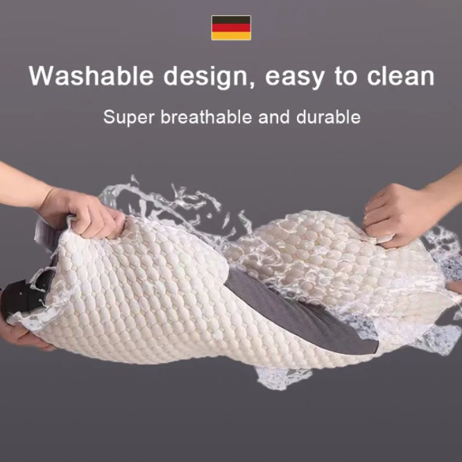 Antibakterielles Nacken-Massagekissen mit orthopädischer Stütze & Schlafunterstützung (Angebot: 50% Rabatt)