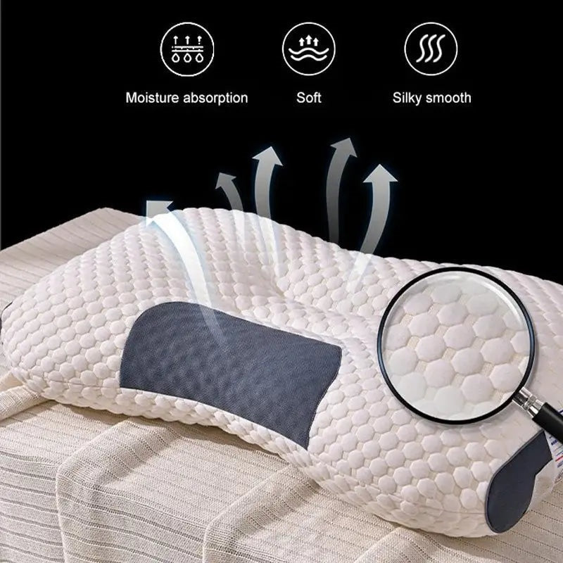 Antibakterielles Nacken-Massagekissen mit orthopädischer Stütze & Schlafunterstützung (Angebot: 50% Rabatt)