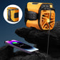 🌀 Leistungsstarker Hüftventilator mit 100 Geschwindigkeitsstufen – USB-C aufladbar, extrem starker Luftstrom, ideal für Baustelle, Outdoor & Reisen ⚡