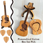 🎁Mini Cute Edition Holz-Gitarrenplektrum-Etui🎸