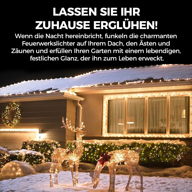 🎄Frühe Weihnachtsaktion 50 % Rabatt✨Kupferdraht-Feuerwerkskörper-Lichterkette
