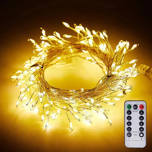 🎄Frühe Weihnachtsaktion 50 % Rabatt✨Kupferdraht-Feuerwerkskörper-Lichterkette