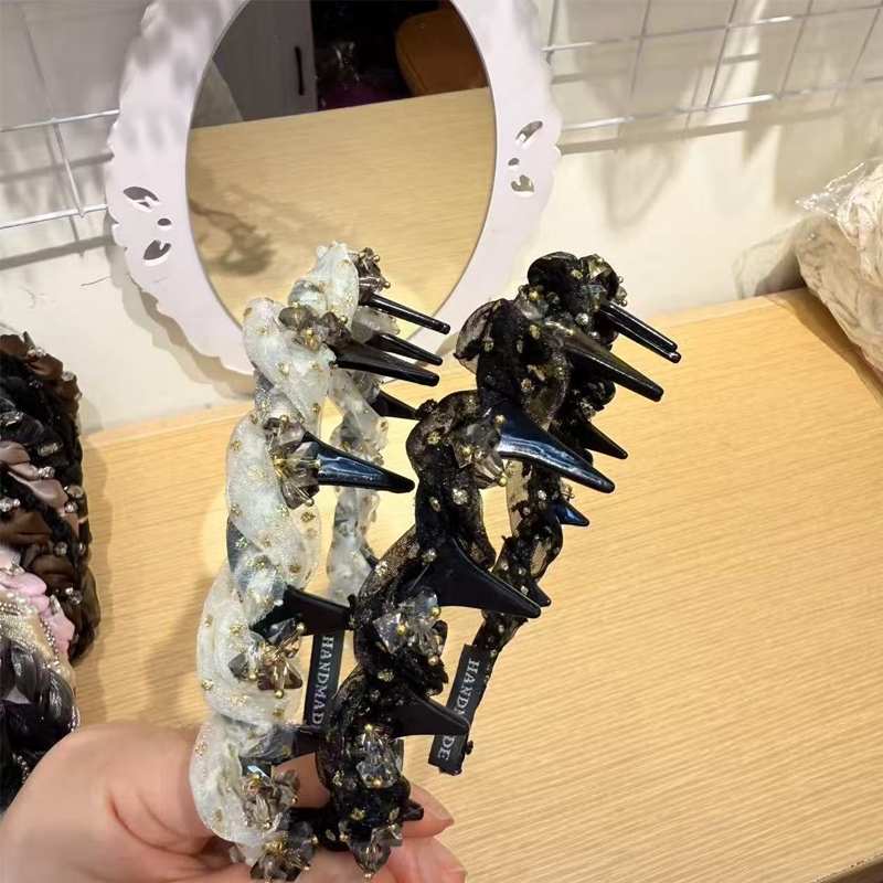 Strass-Haarband mit Zähnen für Frauen