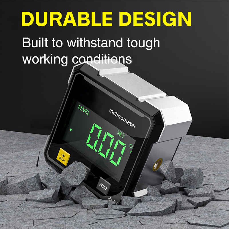 ⏳Begrenzte Zeit 50% Rabatt⏰4-seitiger magnetischer digitaler Winkelmesser mit Laser