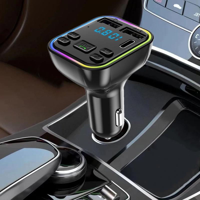 🎶 Bunte Licht Bluetooth Auto MP3-Player – Musik &amp; Atmosphäre Für Jede Fahrt!