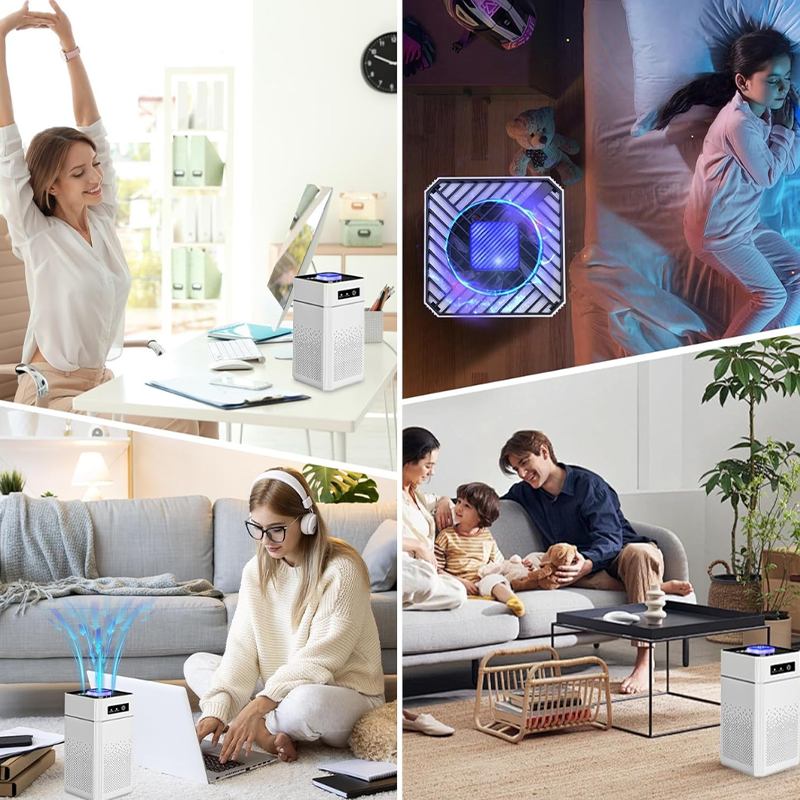 USB-Luftreiniger für Zuhause, Büro & Tischplatte – entfernt Formaldehyd, Bakterien & Gerüche – kompakt, leise & energiesparend