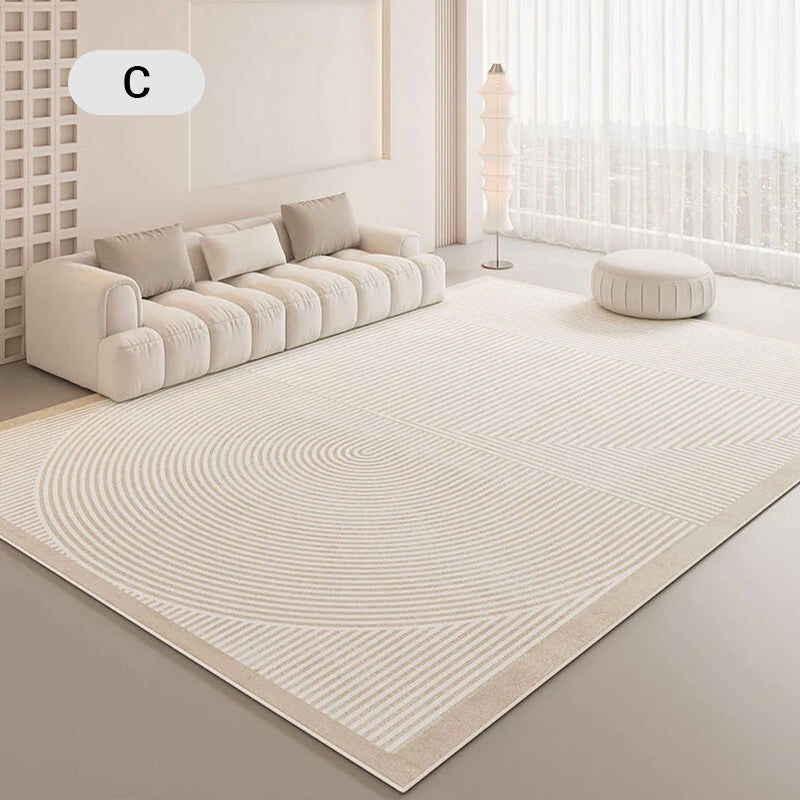 ✨ Moderner Teppich im Cream-Style – Weicher Wohnzimmer- & Schlafzimmerteppich, stilvoll für Sofa, Couchtisch & Bettkante