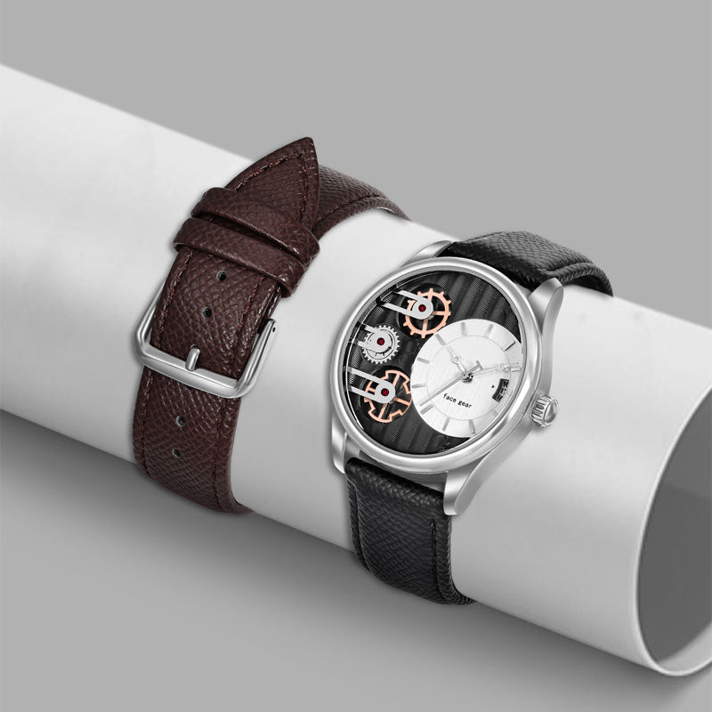 Men's Fashion Watch & Straps Gift Box Set