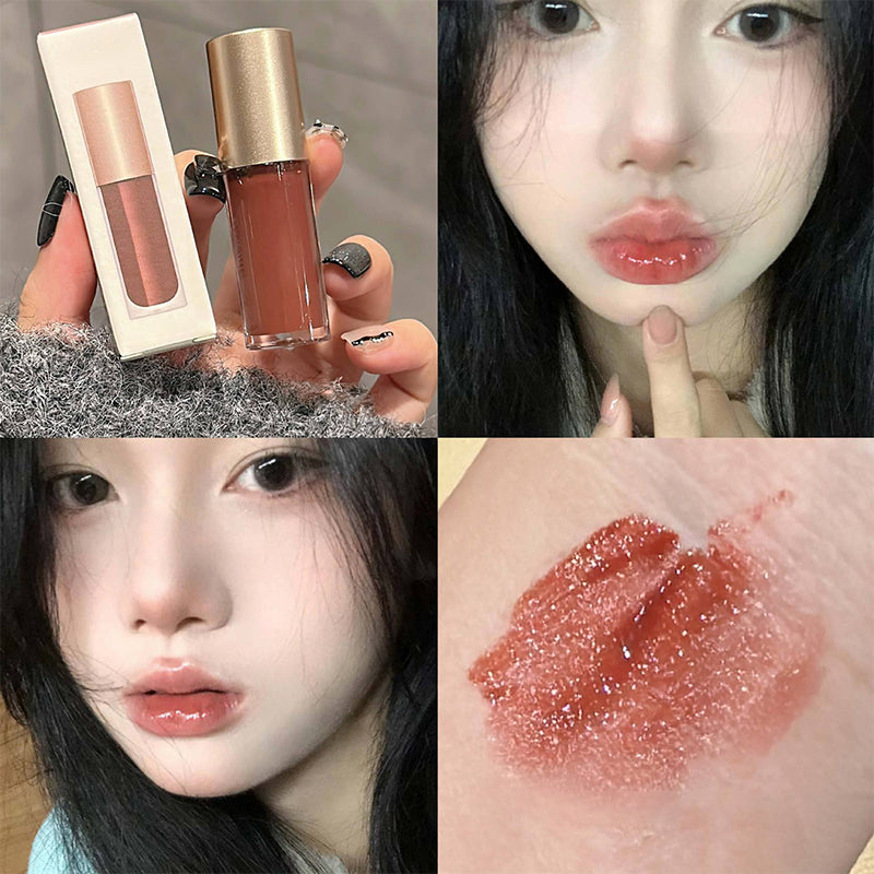 Feuchtigkeitsspendender strahlender Lipgloss