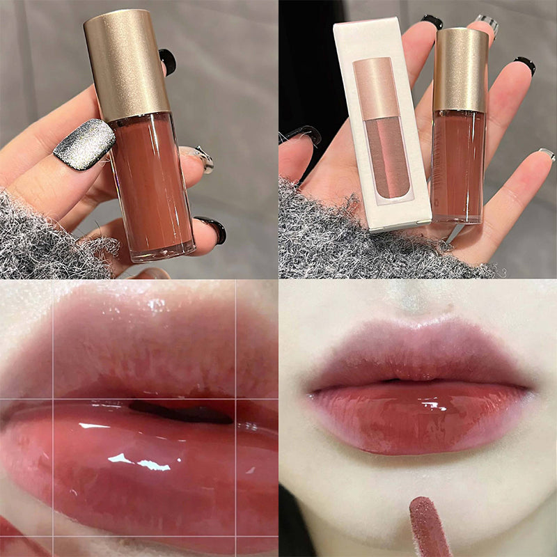 Feuchtigkeitsspendender strahlender Lipgloss