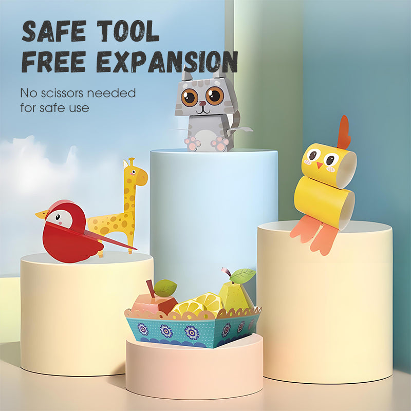 🔥 3D Handgefertigtes Origami-Buch