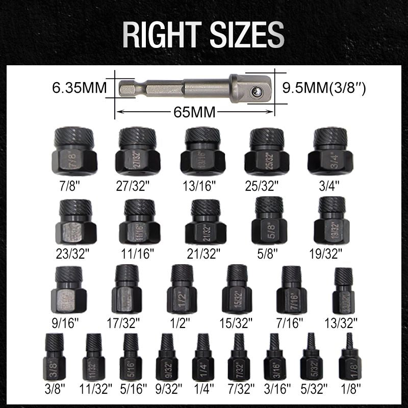 🔩 Begrenztes Angebot von 50% - 26-teiliges Schraubenausdreher-Set