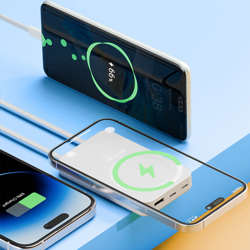 Magnetische Powerbank mit Ständer und Schnellladefunktion